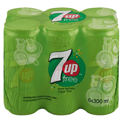 7 UP LEMON & LIME 300ML SUGAR FREE (4X6)