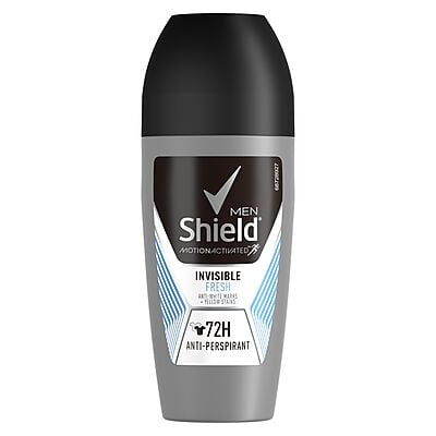 SHIELD ROLL ON 50ML [M] INVISIBLE FRESH (1X6)