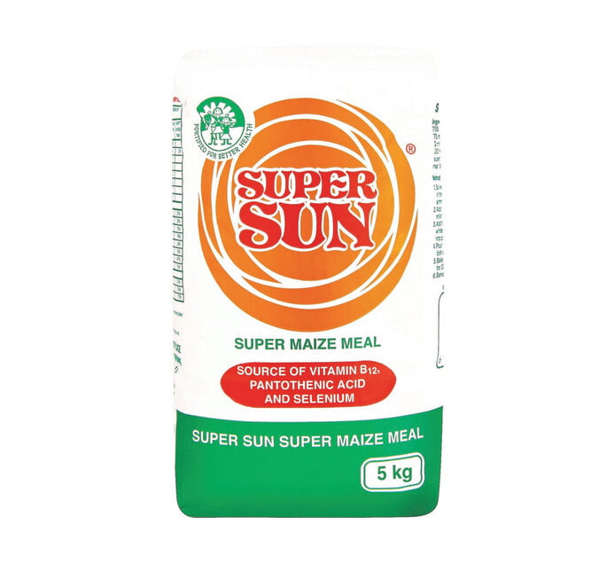 SUPER SUN MAIZE MEAL 5KG POLY (1X1)