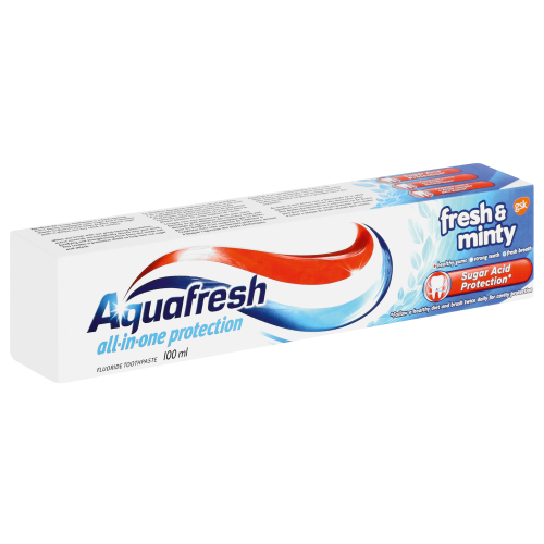 AQUAFRESH T/PASTE 100ML FRESH & MINTY (12X12)