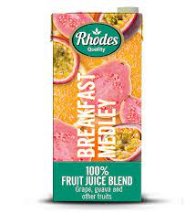 RHODES L/LIFE F/JUICE 100% 1LT BREAKFAST (1X6)