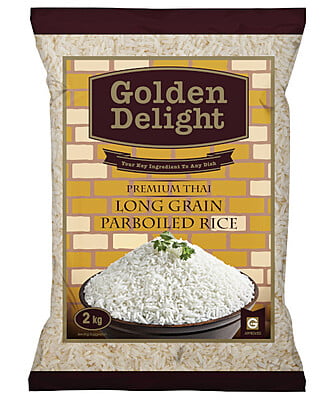GOLDEN DELIGHT P/BOILED RICE 2KG (1X10)